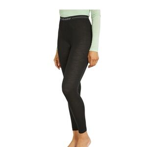 ICEBREAKER Women's Merino 175 Everyday Thermal Leggings, Black, Size Medium, NWT